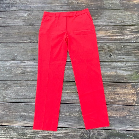 Gianni Bini Red trousers slacks professional pants size 0 - Picture 3 of 15